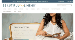 Desktop Screenshot of beautifullinens.com